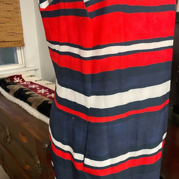 PESERICO STRIPED DRESS - Picture 6 of 11